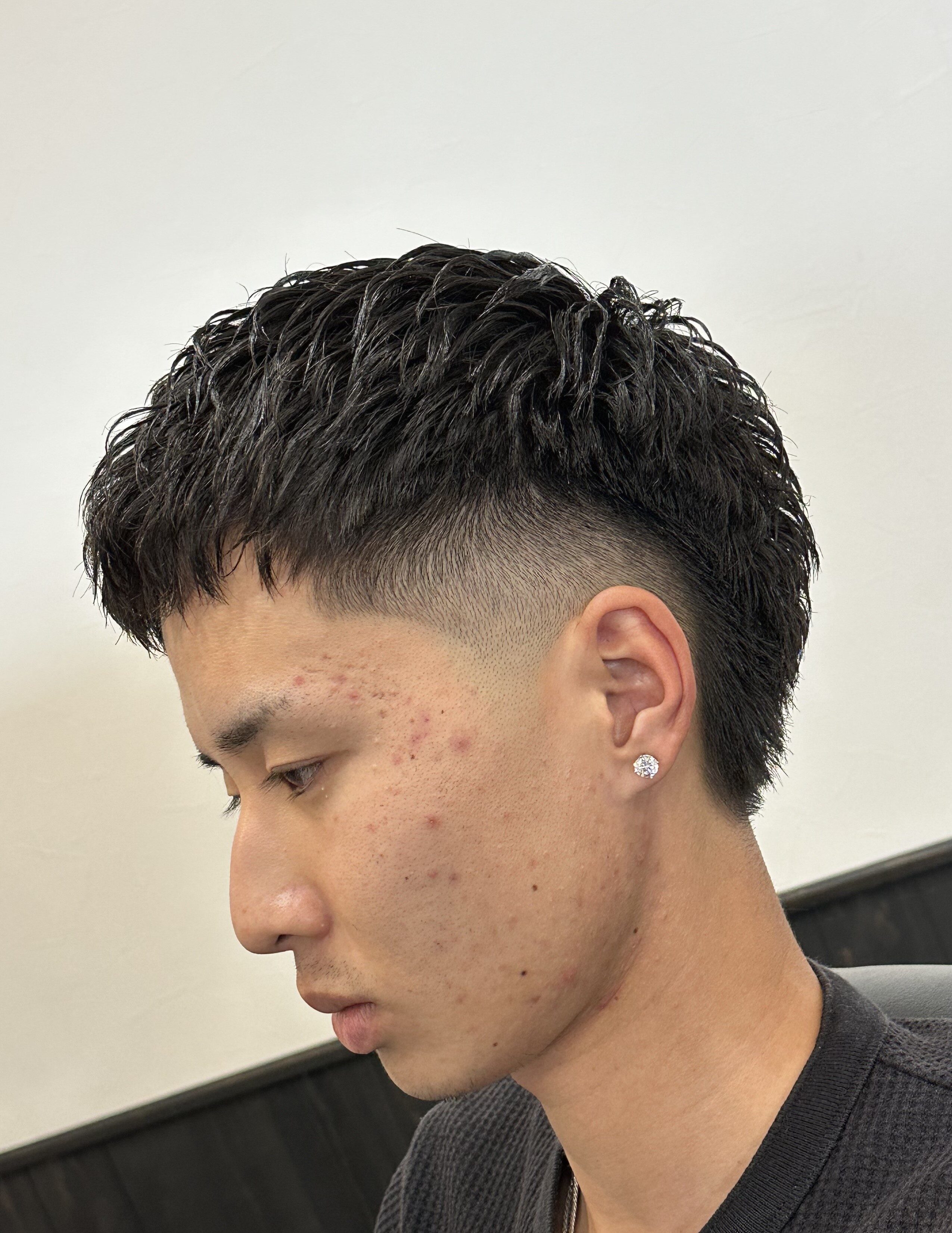 マレットヘアー/アイロンパーマ/クロップ/姫路