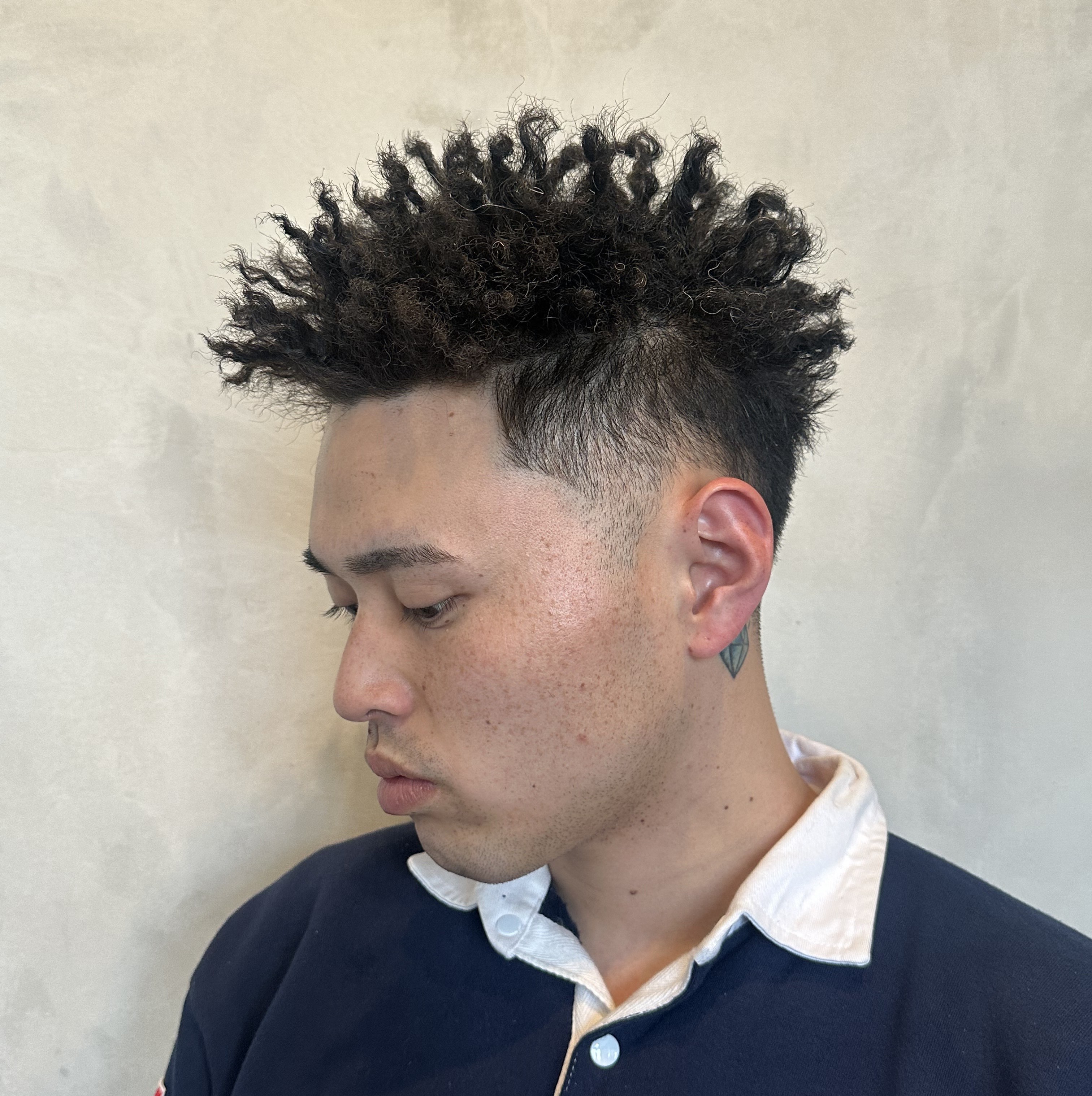 針金パーマ/スプリングドレット/スパイキーアフロ/姫路